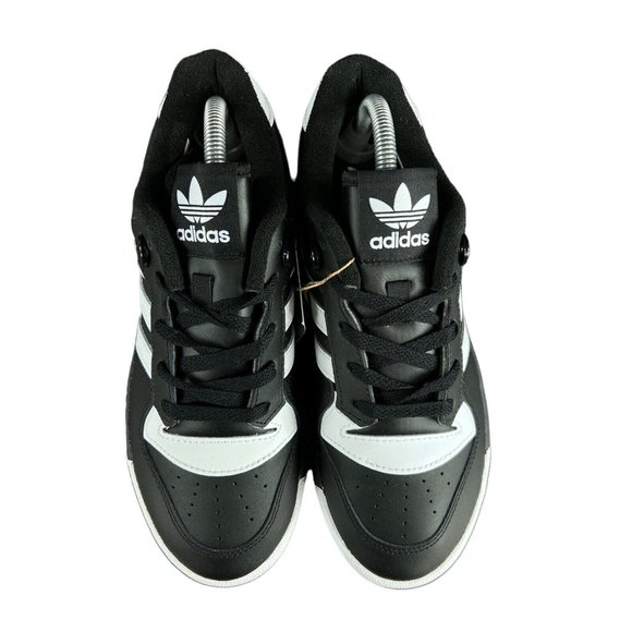 Adidas Rivalry Low J Core Black White Shoes IF5245 Youth Boy's Sizes 3.5-7 (GS) - Picture 7 of 9